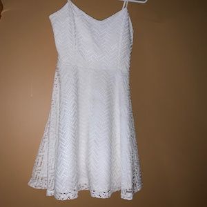 White Flowy Dress